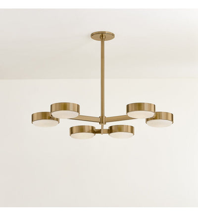 Troy Lighting - C1340-PBR - Rory 40" Semi-Flush Mount