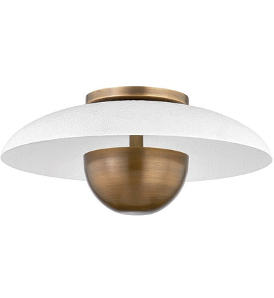 Troy Lighting - C1814-PBR/GSW - Noah 14" Flush Mount