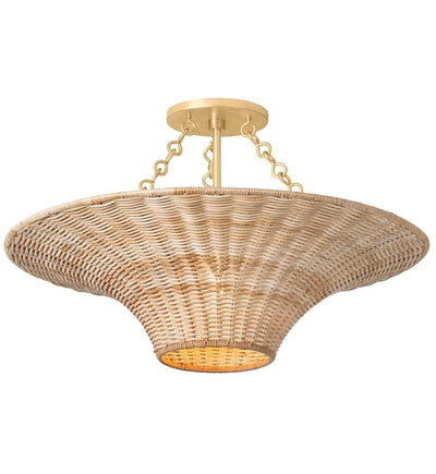 Troy Lighting - C2425-VGL - Ketan 24.5" Semi-Flush Mount