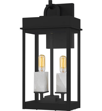 Quoizel - CAM8408MBK - Carmen 16.25" Outdoor Wall Sconce