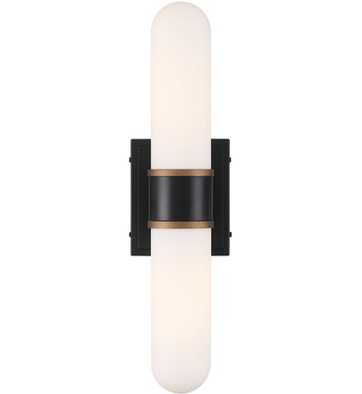 Crystorama - CAP-8512-MK-TG - Capsule 18.5" Wall Sconce