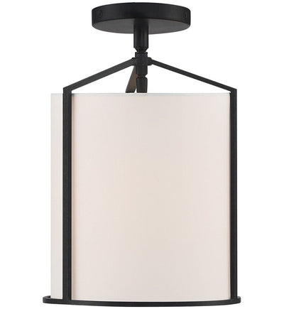 Crystorama - CAR-9201-BK_CEILING - Carlyn 10" Semi Flush