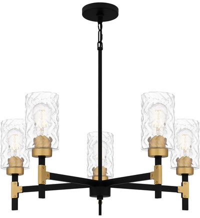 Quoizel - CAY5028MBK - Carly 28" Chandelier