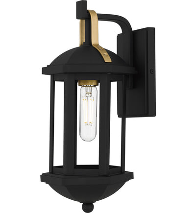 Quoizel - CFD8406MBK - Crestfield 15.25" Outdoor Wall Sconce