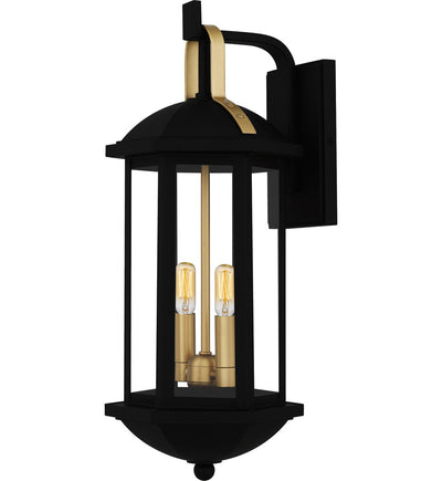 Quoizel - CFD8408MBK - Crestfield 19.75" Outdoor Wall Sconce