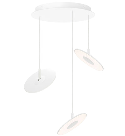 Pablo Designs - CIRC CHAN 12/3 WHT - Circa 27" Chandelier