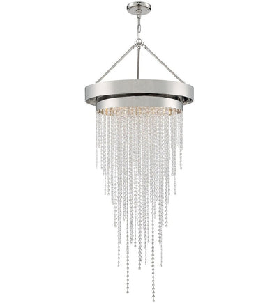 Crystorama - CLA-A3207-PN-CL-MWP - Clarksen 26" Chandelier
