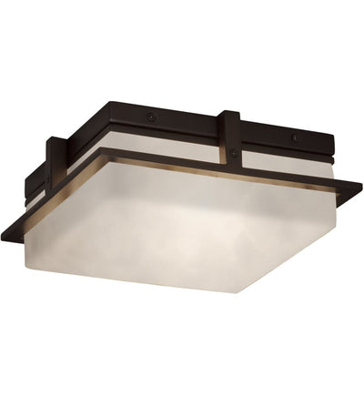 Justice Design Group - Avalon 10" Outdoor Flush Mount