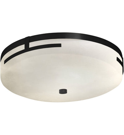 Justice Design Group - CLD-8995-MBLK - Atlas 14" Flush Mount