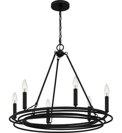 Quoizel - CPE5025MBK - Calliope 26.5" Chandelier