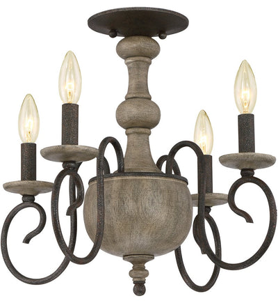 Quoizel - CS1718RK - Castile 18" Semi-Flush Mount