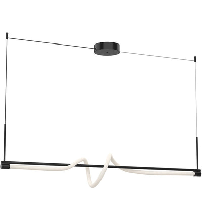 Kuzco - LP95354-BK - Cursive 54" Pendant