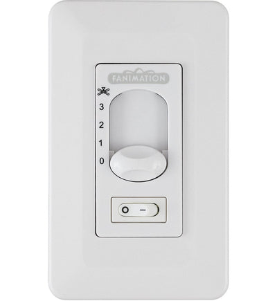 Fanimation - CW1SWWH - Wall Control Non Reversing Fan Speed & Light