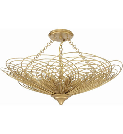 Crystorama - Doral 24" Semi-Flush Mount