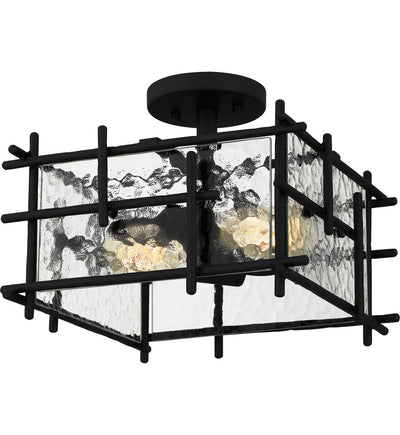 Quoizel - DPN1713MBK - Daphne 13" Semi Flush