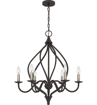 Quoizel - DUP5025OZ - Dupont 25" Chandelier