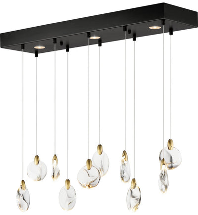ET2 - E11076-122BKPG - Pebble 35.5" Pendant