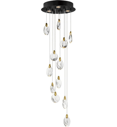 ET2 - E11078-122BKPG - Pebble 15.75" Pendant
