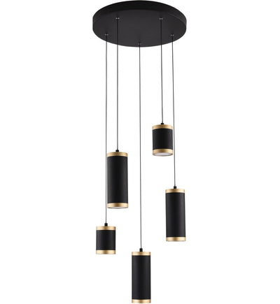 ET2 - E22945-BKGLD - Cuff 15.75" Pendant