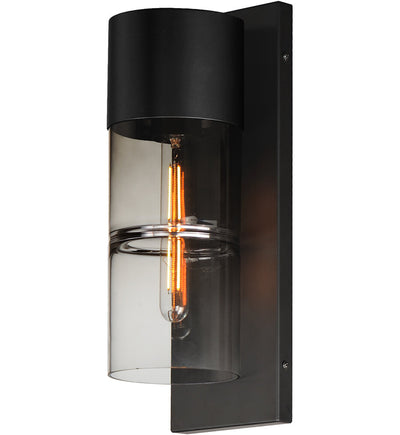 ET2 - E26144-142BK - Smokestack 16.75" Outdoor Wall Sconce