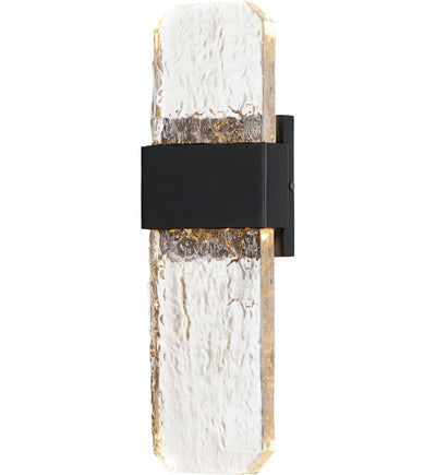 ET2 - E30134-24BK - Rune 15.5" Outdoor Wall Sconce