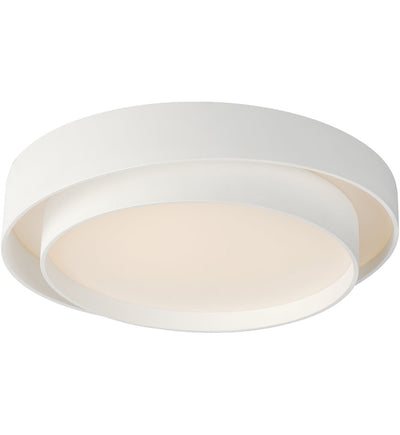 ET2 - E51044-WT - Ziggurat 24" Flush Mount