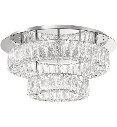 Crystorama - ED3552001CH - Kinsley 20" Flush Mount