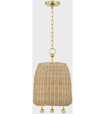 Mitzi - H802701S-AGB - Elena 12" Pendant