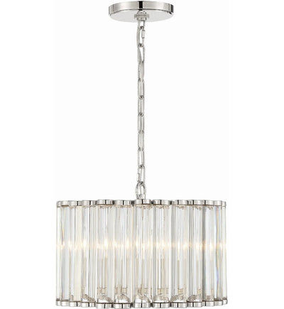 Crystorama - ELL-B3004-PN - Elliot 15.25" Pendant