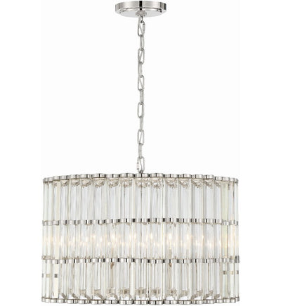Crystorama - ELL-B3006-PN - Elliot 22.5" Chandelier