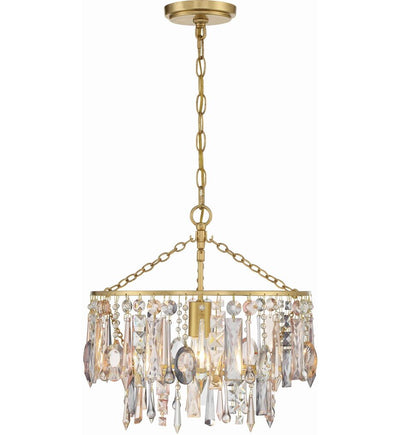 Crystorama - ELS-7100-GA - Elsa 15" Pendant