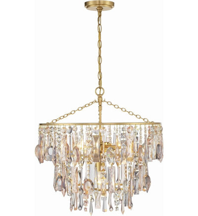 Crystorama - ELS-7103-GA - Elsa 20" Pendant