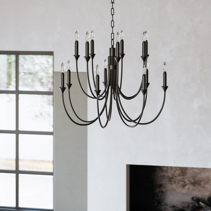 Troy Lighting - F1014-FOR - Cate 30" Chandelier
