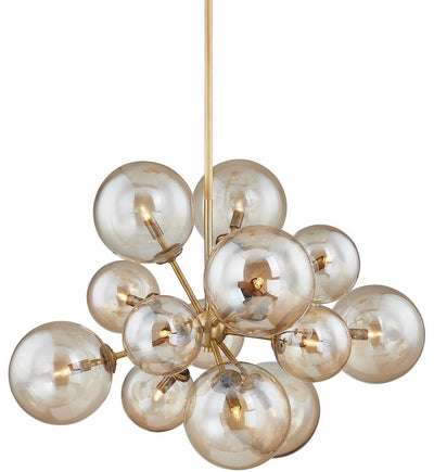 Troy Lighting - F1027-PBR - Santee 30.75" Chandelier