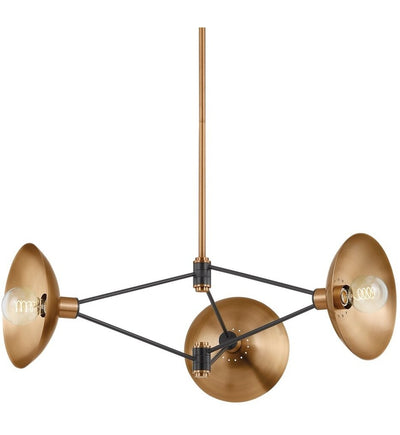 Troy Lighting - F1036-PBR/SBK - Axel 36" Chandelier