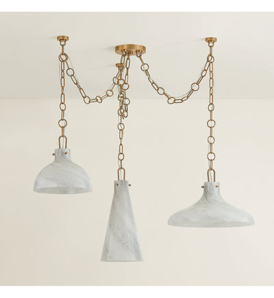 Troy Lighting - F1242-PBR - Joaquin 41.75" Chandelier