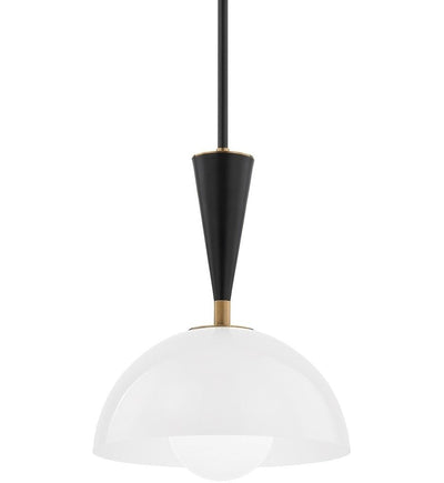 Troy Lighting - F1512-PBR/SBK - Payson 12" Pendant
