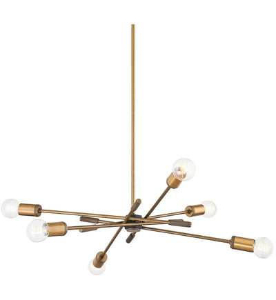 Troy Lighting - F1944-PBR/SBK - Chino 43.75" Chandelier