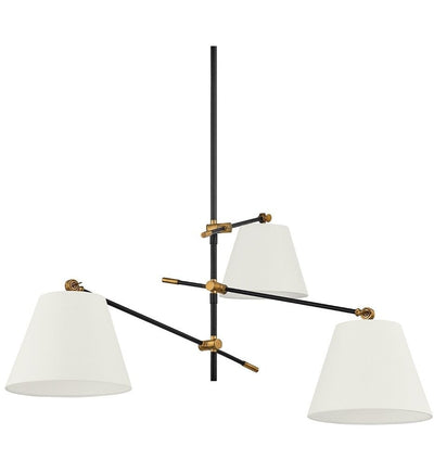 Troy Lighting - F2653-PBR/TBK - Navin 52.5" Chandelier