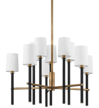 Troy Lighting - F2832-PBR/TBK - Belvedere 32" Chandelier