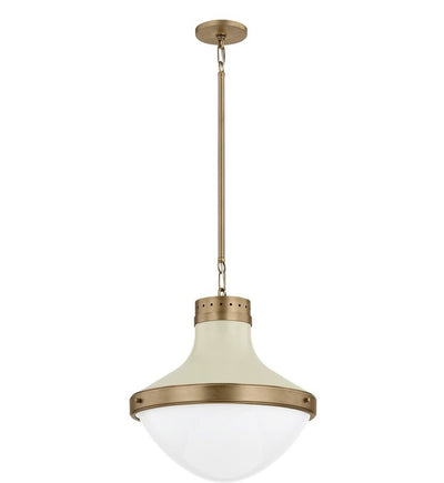 Troy Lighting - F3117-PBR/SSD - Maxton 17.75" Pendant