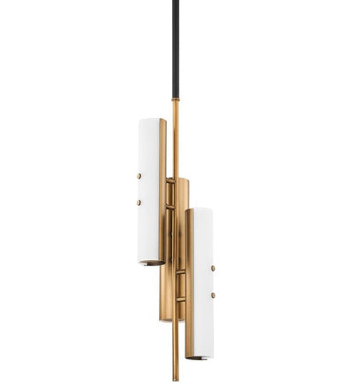 Troy Lighting - F3208-PBR/SBK - Titus 8.25" Pendant