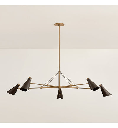 Troy Lighting - F4369-PBR/BRZ - Andersen 69.25" Chandelier