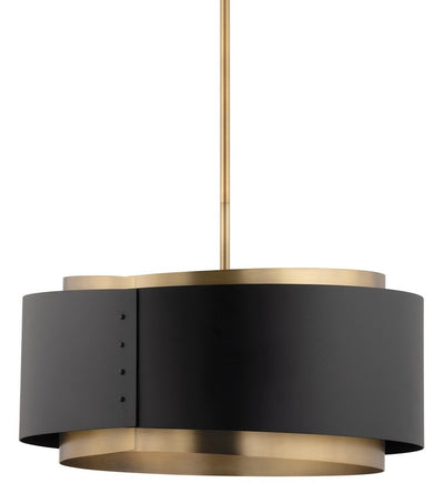 Troy Lighting - F4413-PBR/SBK - Roux 25.25" Pendant