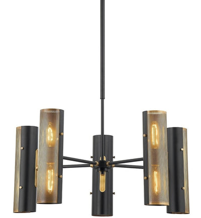 Troy Lighting - F5630-PBR/SBK - Mikka 30" Chandelier