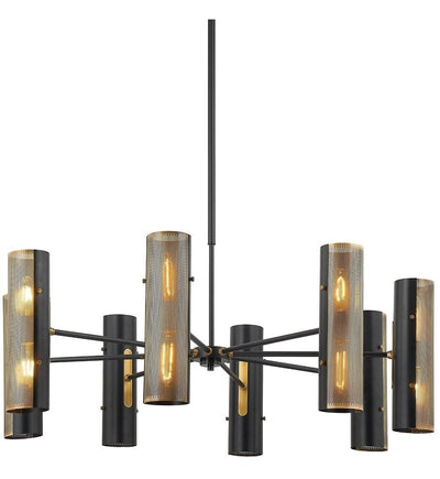 Troy Lighting - F5642-PBR/SBK - Mikka 42" Chandelier