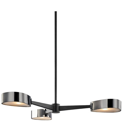 Troy Lighting - F7333-TBK/BCR - Allisio 35.5" Chandelier