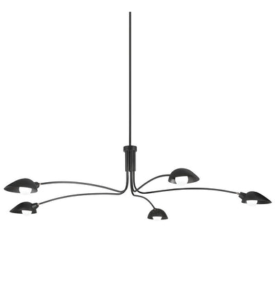 Troy Lighting - F7815-SBK - Leo 84" Pendant