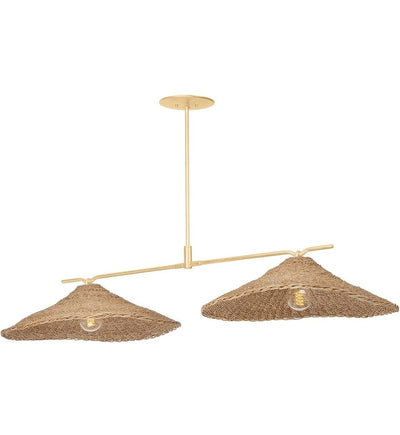 Troy Lighting - F8755-VGL - Valier 56.25" Linear Chandelier