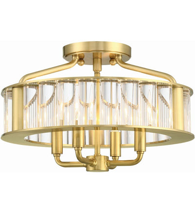 Crystorama - FAR-6000-AG - Farris 16.5" Flush Mount